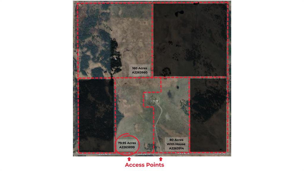 Fourth View of 79.95 Acres Township Road 242  , NONE, Rural Rocky View County, Alberta, T3Z0B8