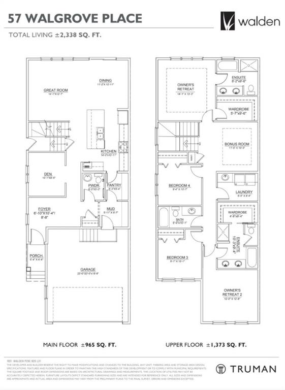 Third View of 57 Walgrove Bay SE, Walden, Calgary, Alberta, T2X 4Y7