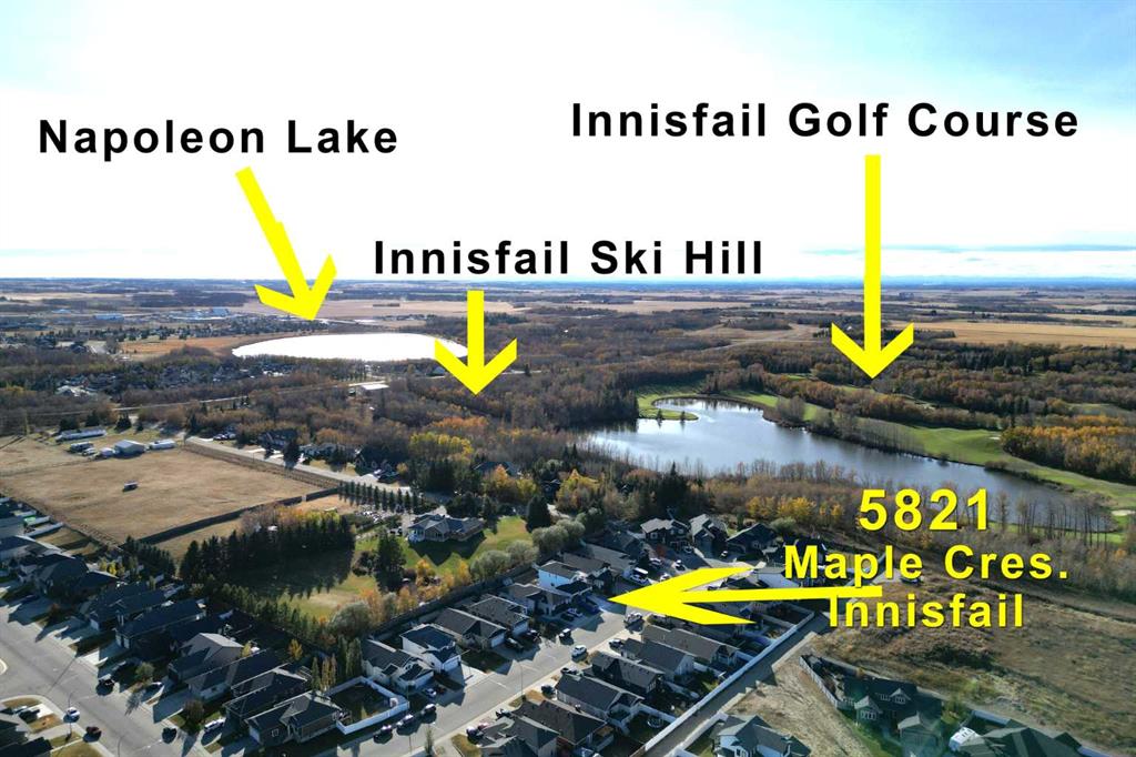 Third View of 5821 Maple Cres  , Hazelwood Estates, Innisfail, Alberta, T4G 0A9