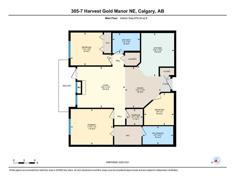 Fourth View of 305, 7 Harvest Gold Manor NE, Harvest Hills, Calgary, Alberta, T3K 4Y3