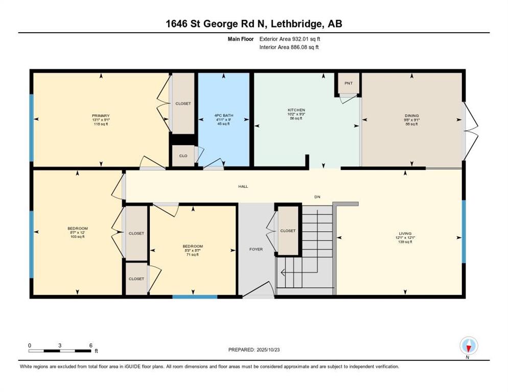 Fifth View of 1646 St George Road N, St Edwards, Lethbridge, Alberta, T1H 5A1