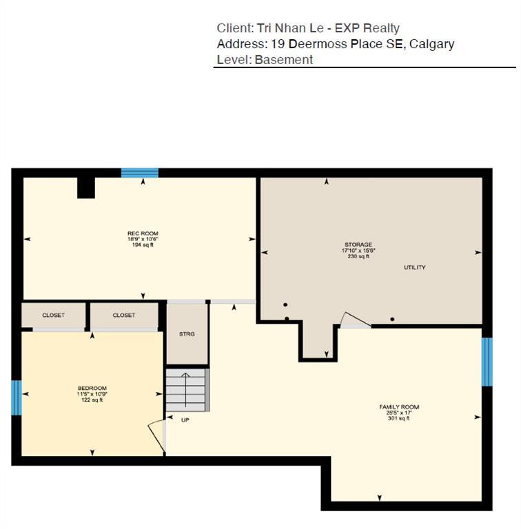 Fifth View of 19 Deermoss Place SE, Deer Run, Calgary, Alberta, T2J6P5