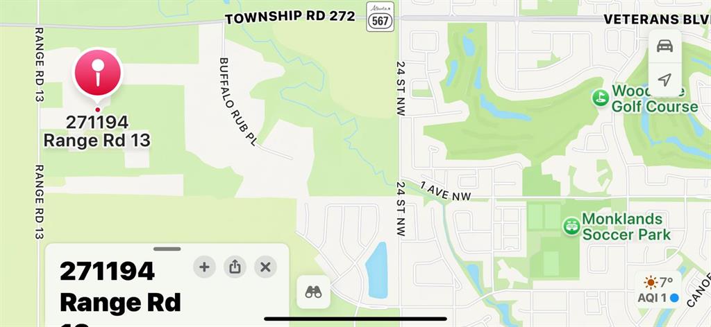 Fourth View of 271194 Range Road 13  NW, NONE, Airdrie, Alberta, T4B 0B8