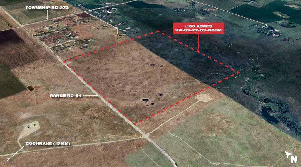 Second View of  SW-09-27-03-W05M  , NONE, Rural Rocky View County, Alberta, T4C 2Z6