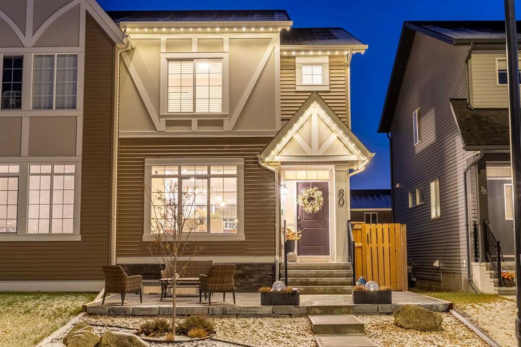 Second View of 80 Wolf Gate , Wedderburn, Okotoks, Alberta, T1S 5T9