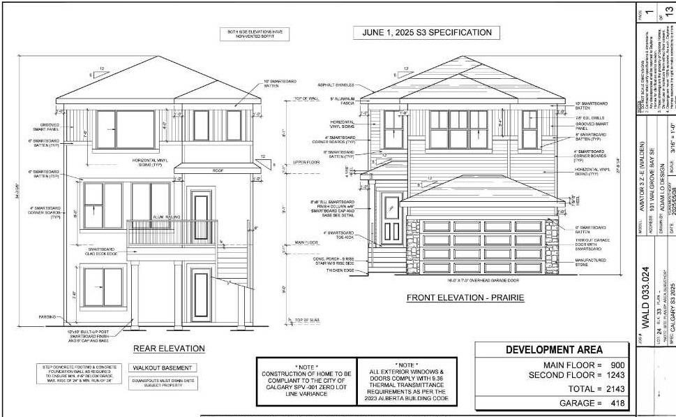Fourth View of 101 Walgrove Bay SE, Walden, Calgary, Alberta, T2X 5P1