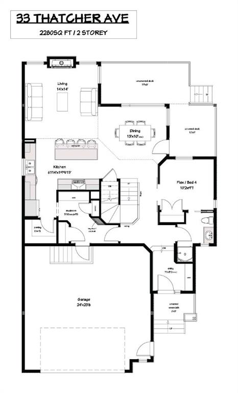 Fourth View of 33 Thatcher Avenue , Timberlands North, Red Deer, Alberta, T4P 0Y5