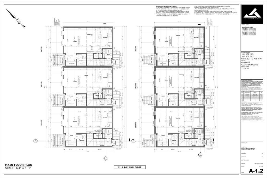 Fifth View of 625 2 Avenue NW, Sunnyside, Calgary, Alberta, T2N 0E2