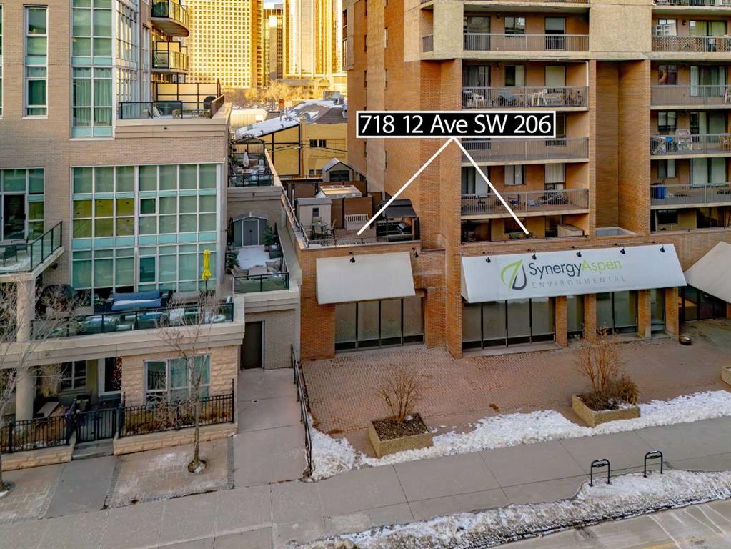 Third View of 206, 718 12 Avenue SW, Beltline, Calgary, Alberta, T2R 0H7