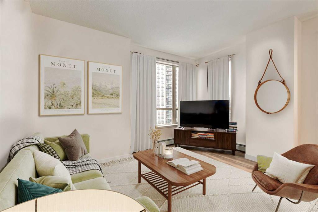 Second View of 1615, 1053 10 Street SW, Beltline, Calgary, Alberta, T2R 1S6