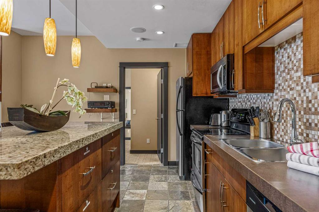 Fifth View of 217C, 1818 Mountain Avenue , Bow Valley Trail, Canmore, Alberta, T1W 3M3