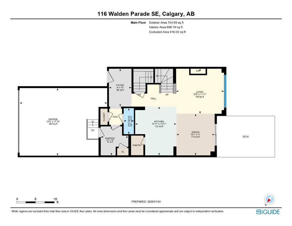 Fifth View of 116 Walden Parade SE, Walden, Calgary, Alberta, T2X 0Z6