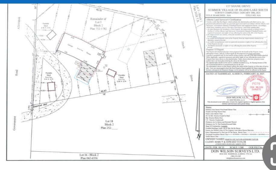Fourth View of 157 B Shank Drive , NONE, Island Lake South, Alberta, T9S 1S1