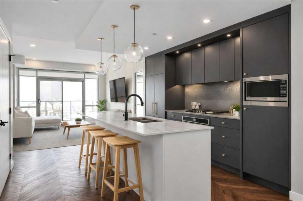 Third View of 709, 8505 Broadcast Avenue SW, West Springs, Calgary, Alberta, T3H6B5