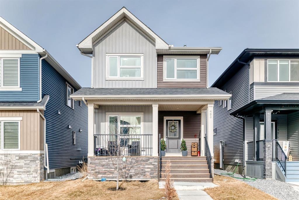 Main View of 483 Lawthorn Way SE, Lanark, Airdrie, Alberta, T4A 3M8