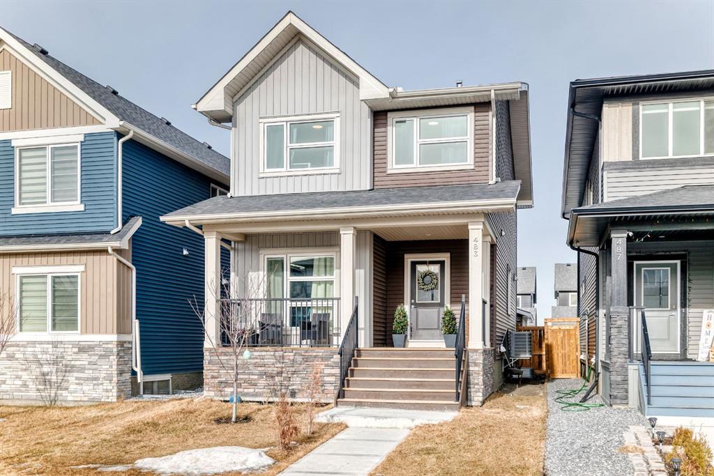 Third View of 483 Lawthorn Way SE, Lanark, Airdrie, Alberta, T4A 3M8
