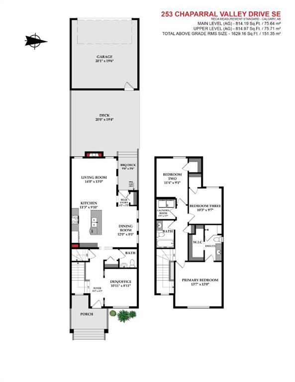 Third View of 253 Chaparral Valley Drive SE, Chaparral, Calgary, Alberta, T2X 0M2