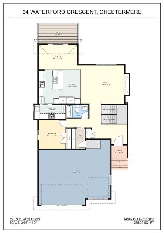 Fifth View of 94 Waterford Crescent , Waterford, Chestermere, Alberta, T1X 3A2