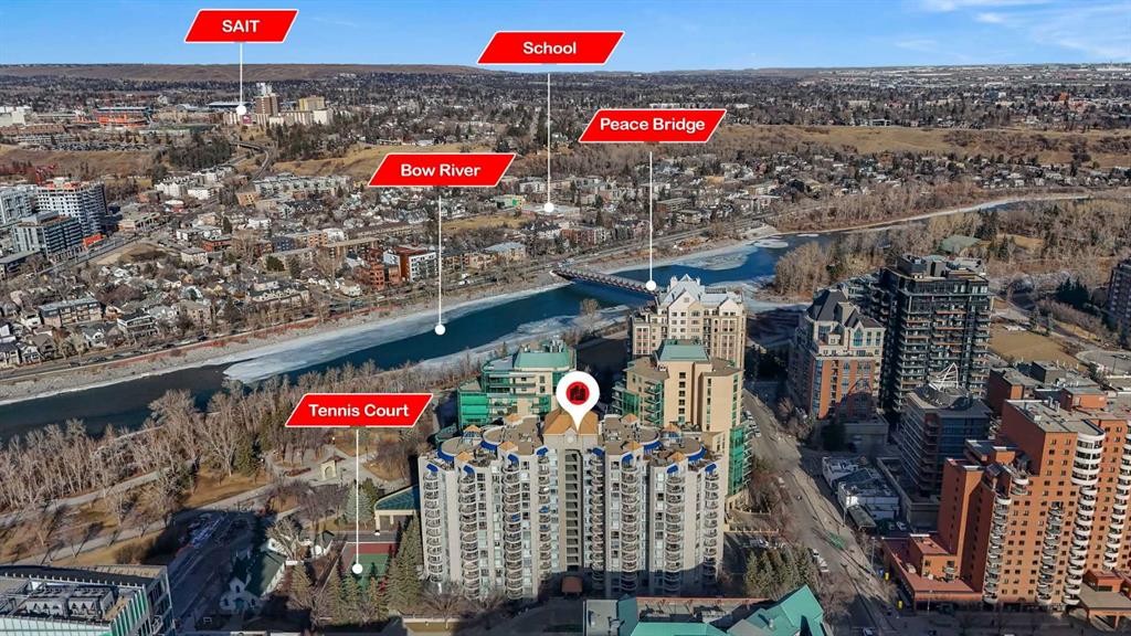 Second View of 710, 804 3 Avenue SW, Eau Claire, Calgary, Alberta, T2P 0G9