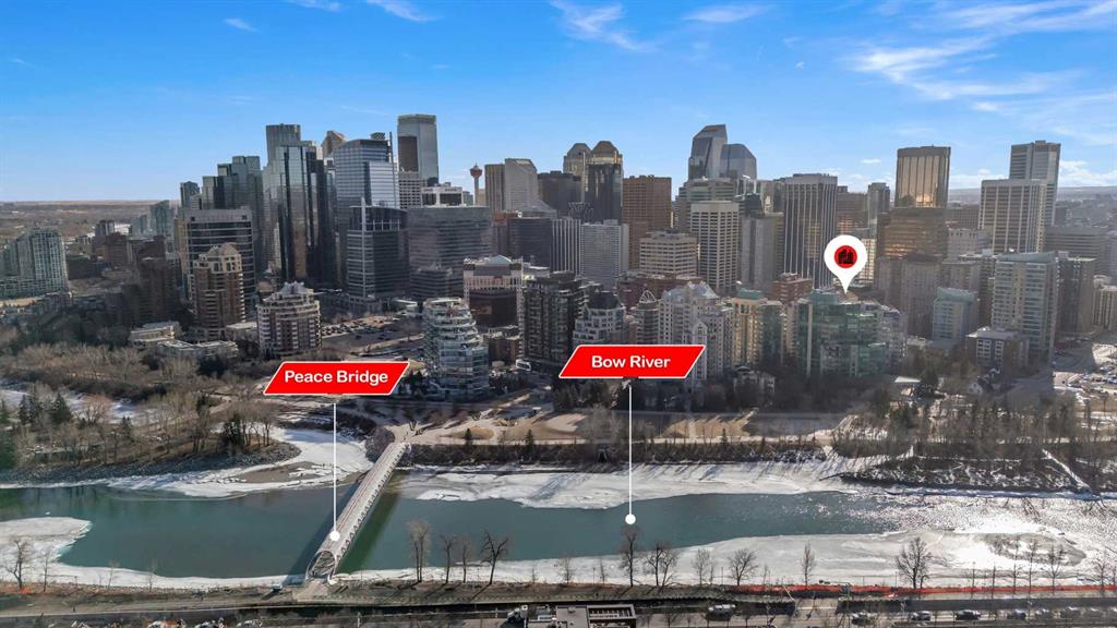 Third View of 710, 804 3 Avenue SW, Eau Claire, Calgary, Alberta, T2P 0G9