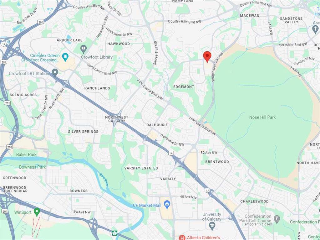 Fifth View of 1612, 3400 Edenwold Heights NW, Edgemont, Calgary, Alberta, T3A 3Y5