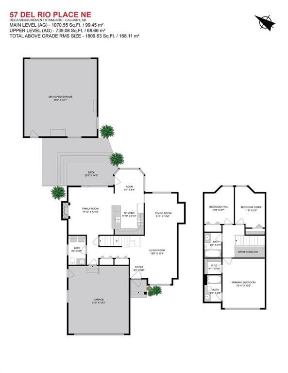 Third View of 57 Del Rio Place NE, Monterey Park, Calgary, Alberta, T1Y 6N3