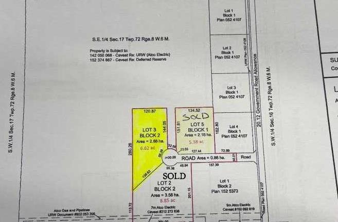 Third View of lot 3, Range Road 84 Township Road 722  , NONE, Wembley, Alberta, T0H 2J0