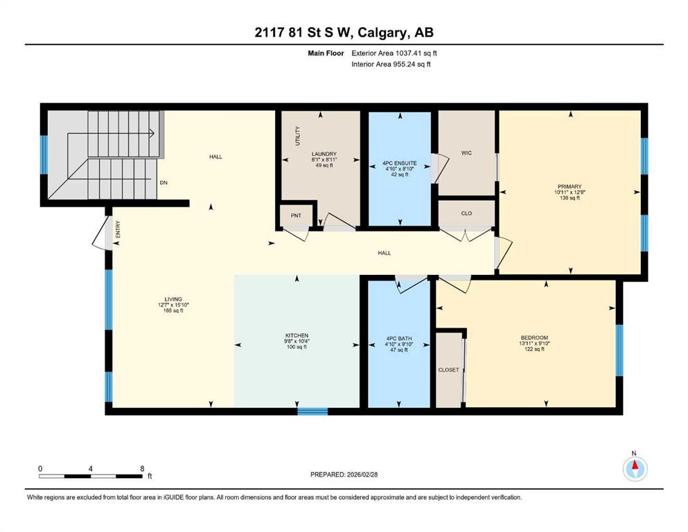 Fifth View of 129, 2117 81 Street SW, Springbank Hill, Calgary, Alberta, T3H 6H5
