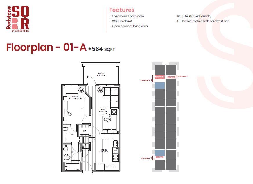 Fourth View of 1403, 65 Red Embers Plaza NE, Redstone, Calgary, Alberta, T3N 2W4