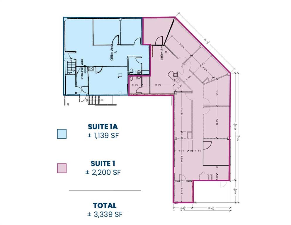 Third View of Suite 1-1A, 4321 23B Street NE, North Airways, Calgary, Alberta, T2E 7V9