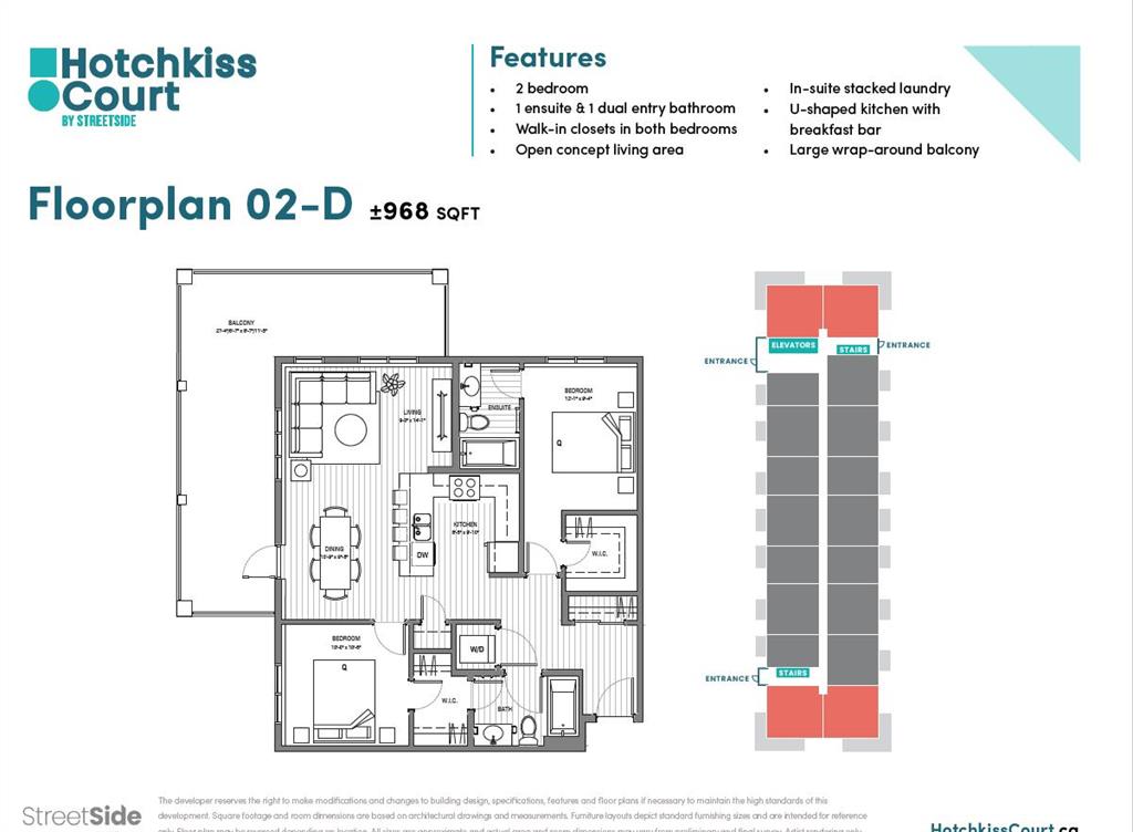 Third View of 1317, 321 Hotchkiss Drive SE, Hotchkiss, Calgary, Alberta, T3S 0X5