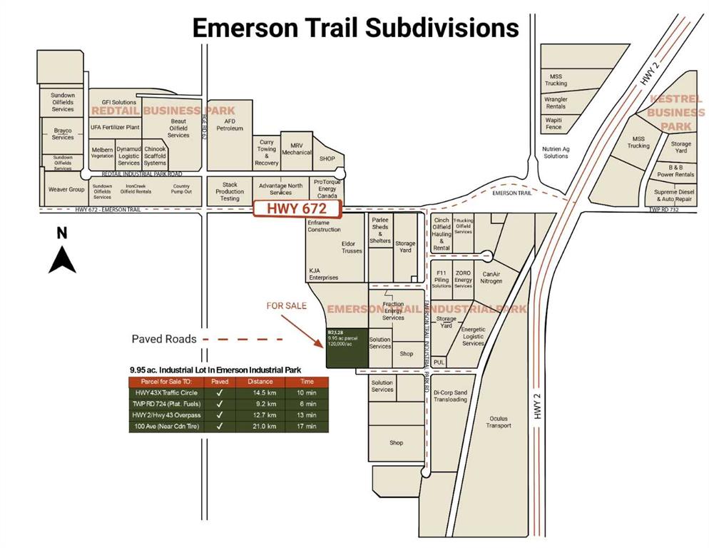 Fourth View of B2, L28 Pt: NW-11-73-6-W6 Emerson Trail Industrial Pk Rd  , Emerson Trail Industrial Park, Rural Grande Prairie No. 1, County of, Alberta, T0H 3C0