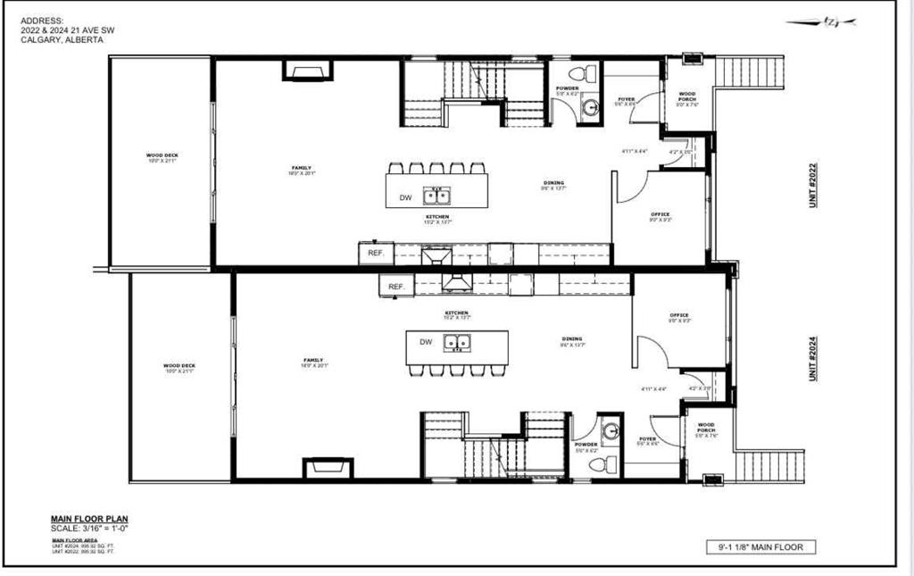 Fifth View of 2024 21 Avenue SW, Richmond, Calgary, Alberta, T2T0N7