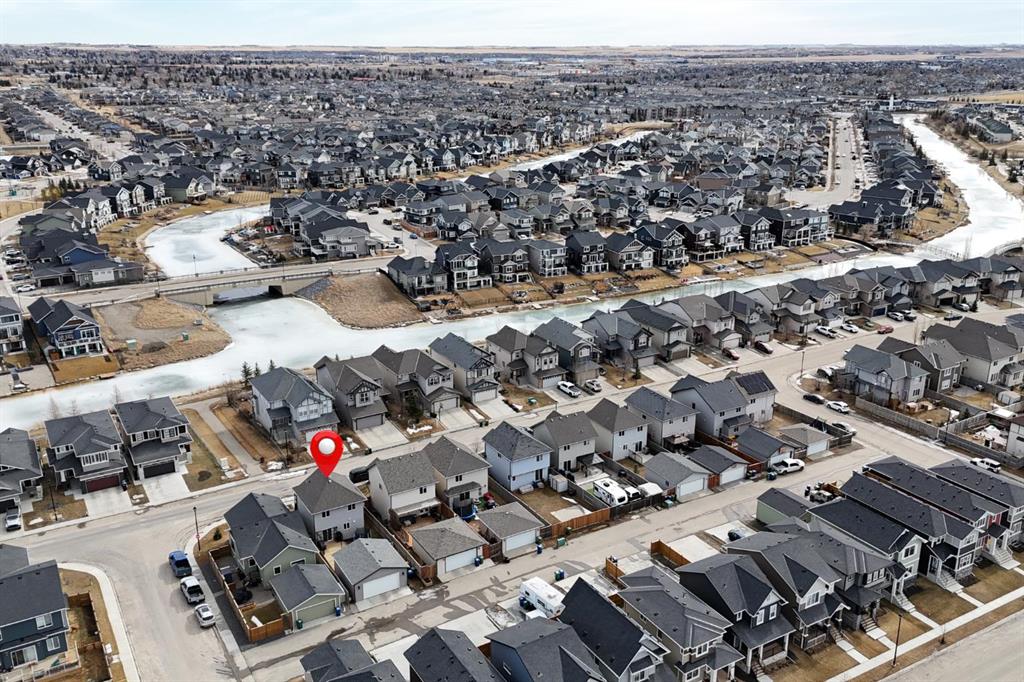 Third View of 1667 Baywater Street SW, Bayside, Airdrie, Alberta, T4B 0A7