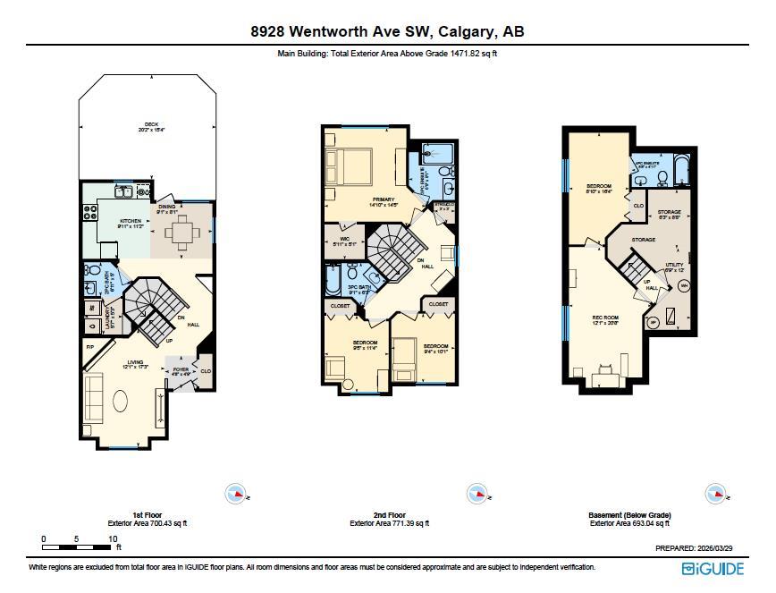 Fourth View of 8928 Wentworth Avenue SW, West Springs, Calgary, Alberta, T3H 5N9