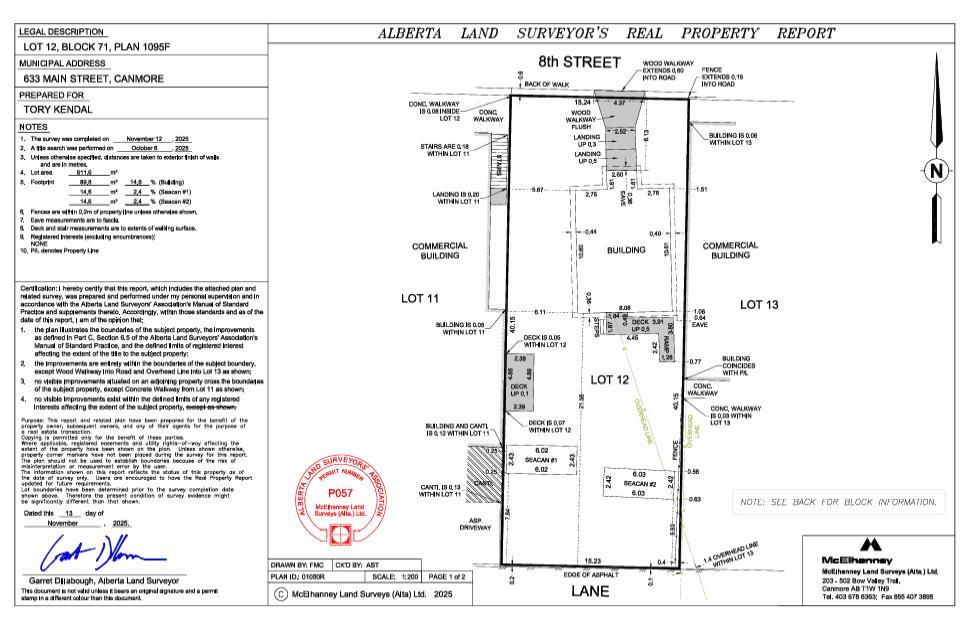 Fourth View of 633 8th Street , Town Centre_Canmore, Canmore, Alberta, T1W1B2