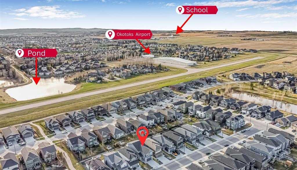 Fourth View of 44 Ranchers Way , Air Ranch, Okotoks, Alberta, T1S4C8