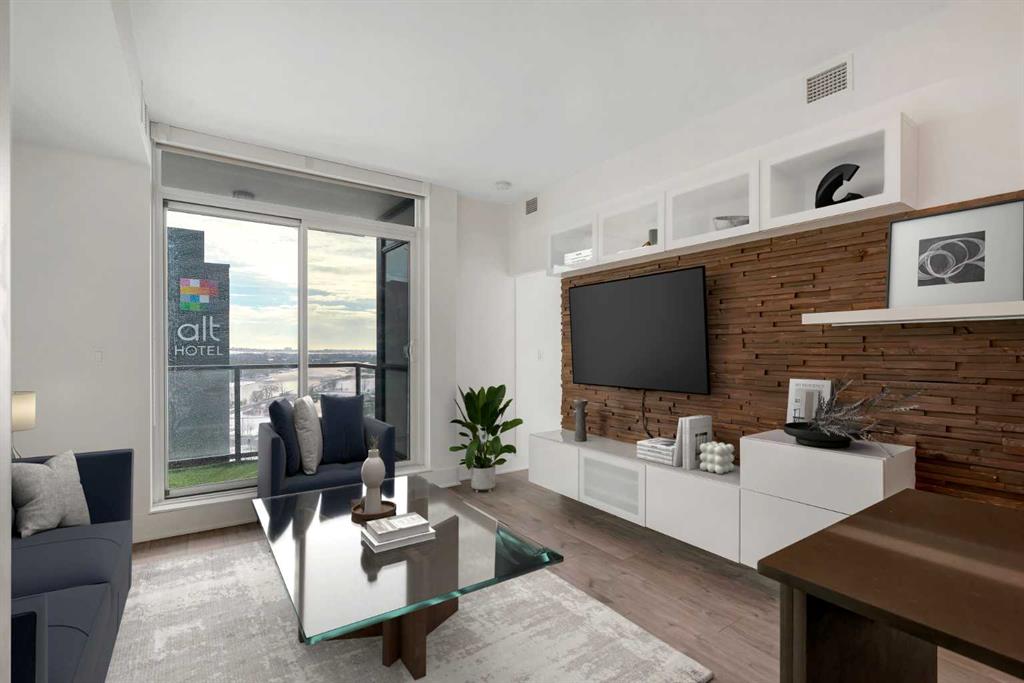 Third View of 1003, 550 Riverfront Avenue SE, Downtown East Village, Calgary, Alberta, T2G 1E5