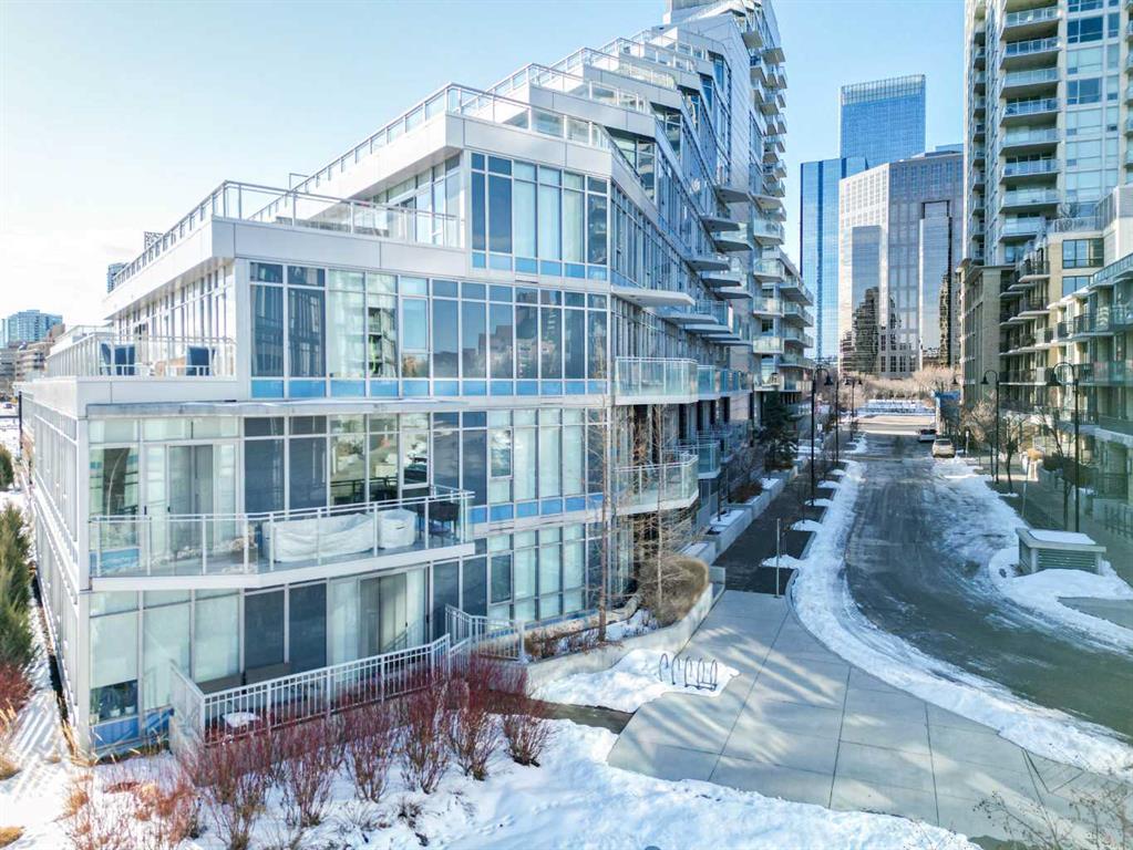 Fourth View of 401, 138 Waterfront Court SW, Chinatown, Calgary, Alberta, T2P1L1
