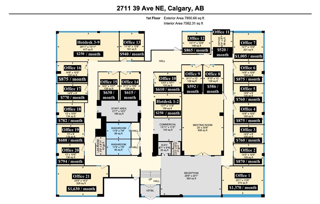 Third View of 2711 39 Avenue NE, Horizon, Calgary, Alberta, T1Y 4T8