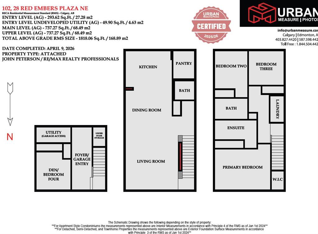 Fourth View of 102, 28 Red Embers Plaza NE, Redstone, Calgary, Alberta, T3N 2W1