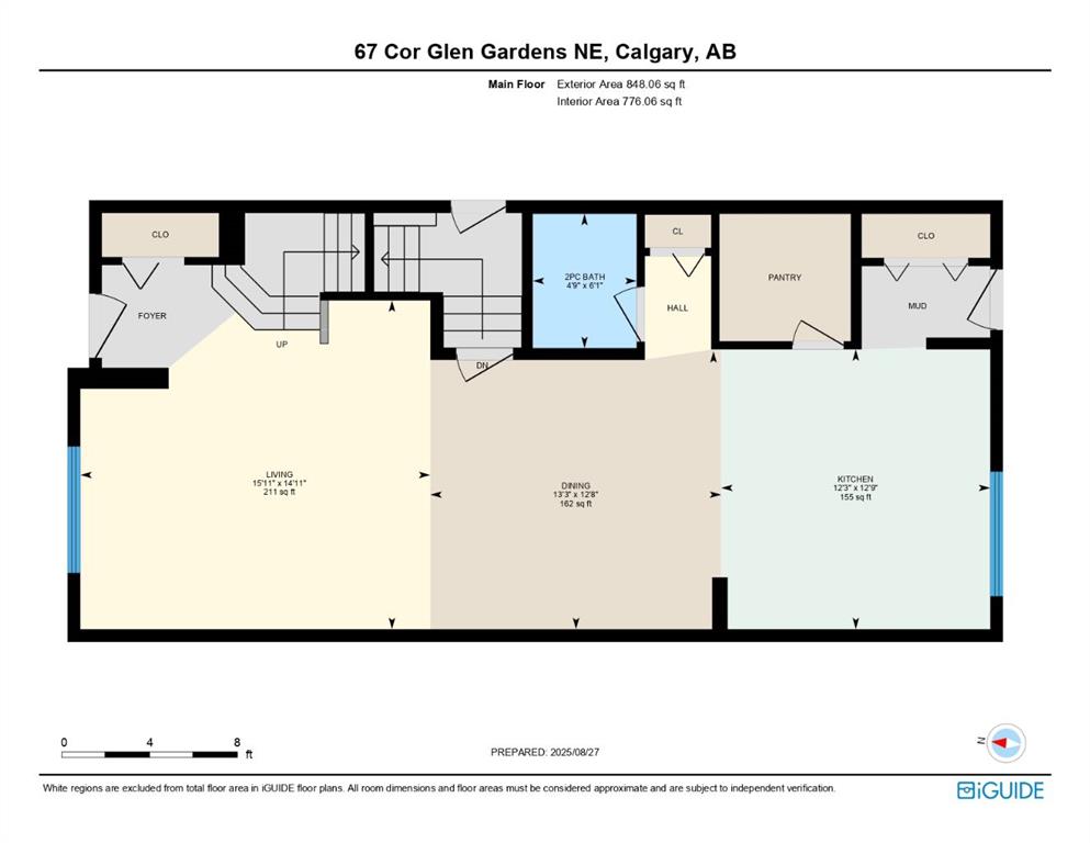 Fourth View of 67 Corner Glen Gardens NE, Cornerstone, Calgary, Alberta, T3N2L3
