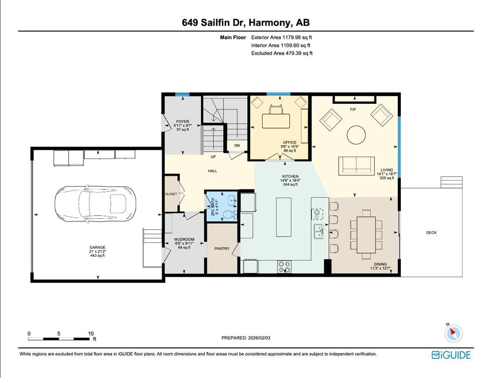 Third View of 649 Sailfin Drive , Harmony, Rural Rocky View County, Alberta, T3Z 0J5