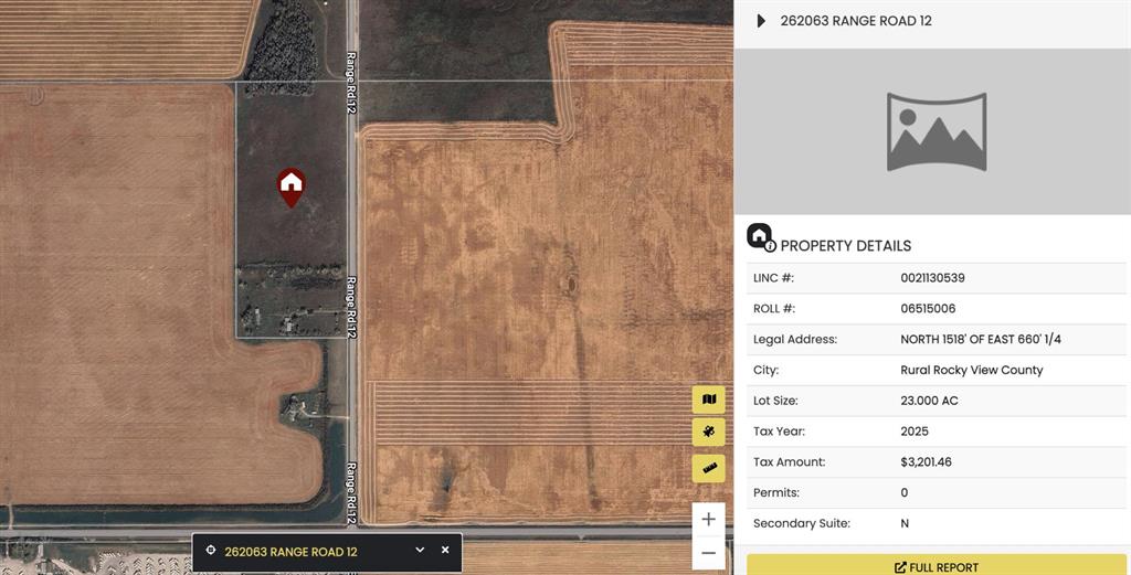 Fifth View of 262063 Range Road 12  , NONE, Rural Rocky View County, Alberta, T4B 2T3