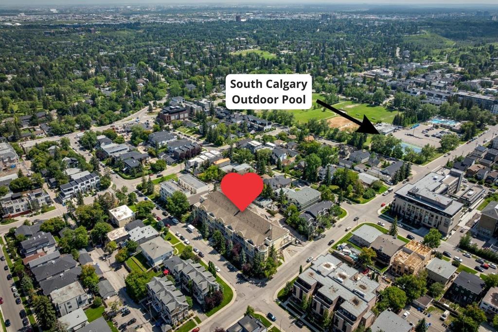 Third View of 406, 1631 28 Avenue SW, South Calgary, Calgary, Alberta, T2T 1J5