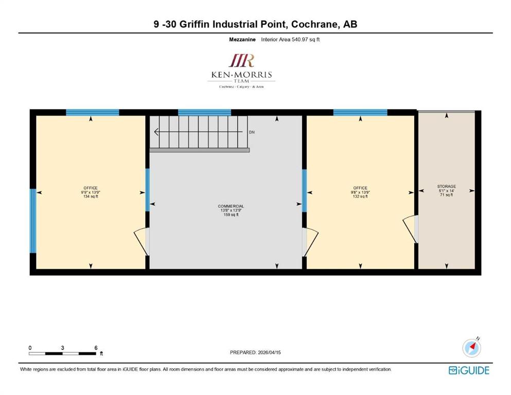 Fifth View of 9, 30 Griffin Industrial Point , Industrial, Cochrane, Alberta, T4C 0A2