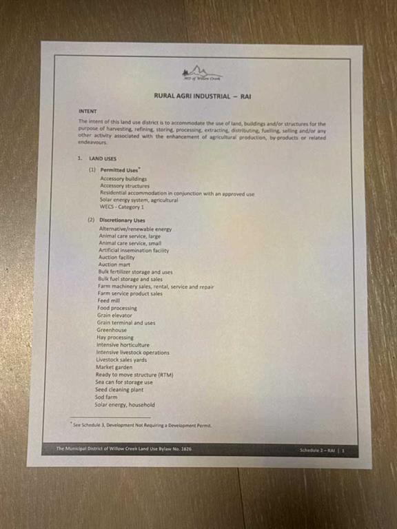 Second View of  Subdivision Plan #8911073  , NONE, Rural Willow Creek No. 26, M.D. of, Alberta, T0L 0T0