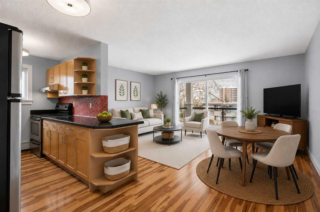 Fourth View of 401, 927 2 Avenue NW, Sunnyside, Calgary, Alberta, T2N 0E7