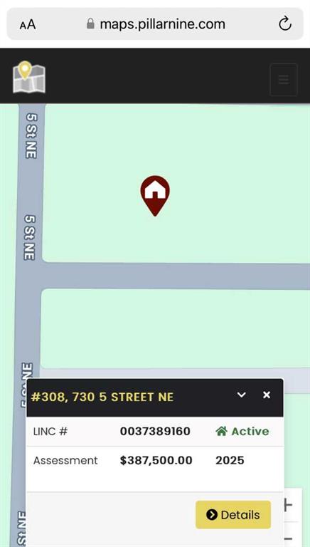 Third View of 308, 730 5 Street NE, Renfrew, Calgary, Alberta, T2E 3W8