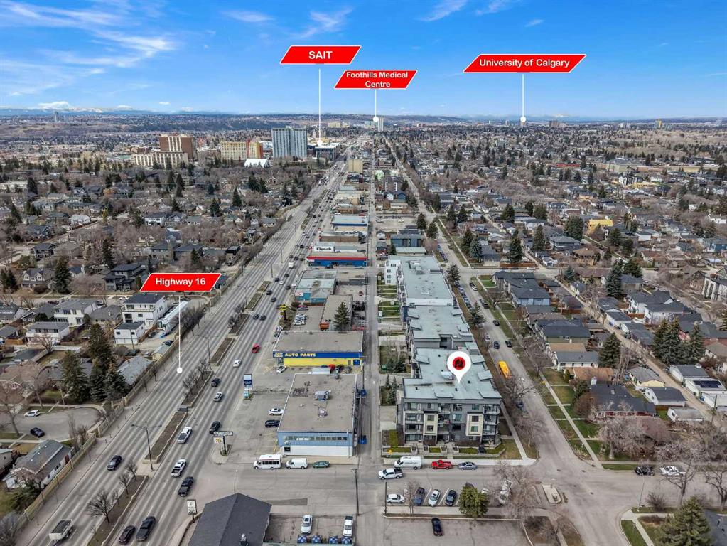 Third View of 105, 605 17 Avenue NW, Mount Pleasant, Calgary, Alberta, T2M 0N6